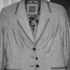 The Limited blue/ gray/black trim blazer medium
